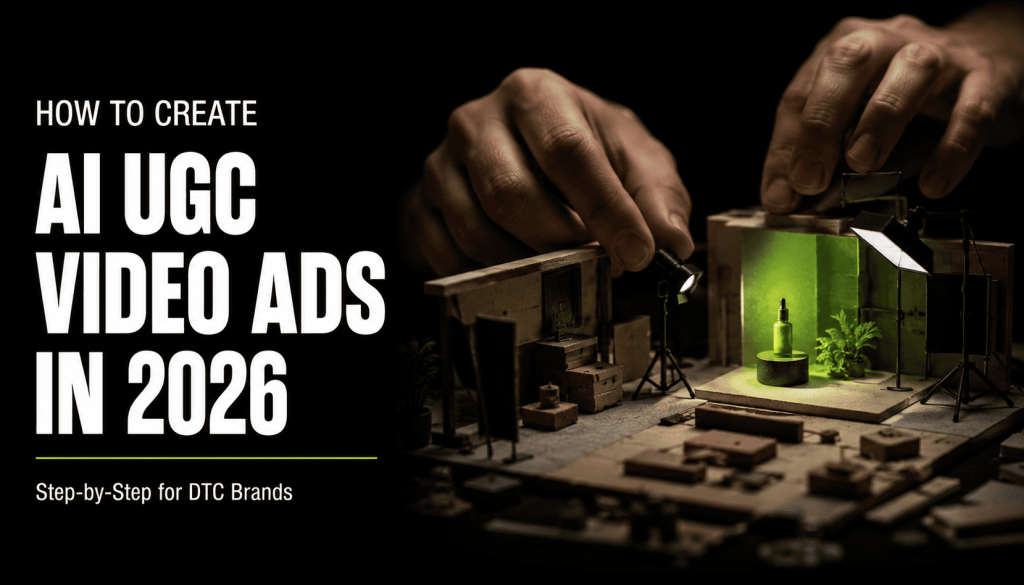 How to Create AI UGC Video Ads in 2026 (Step-by-Step for DTC Brands)