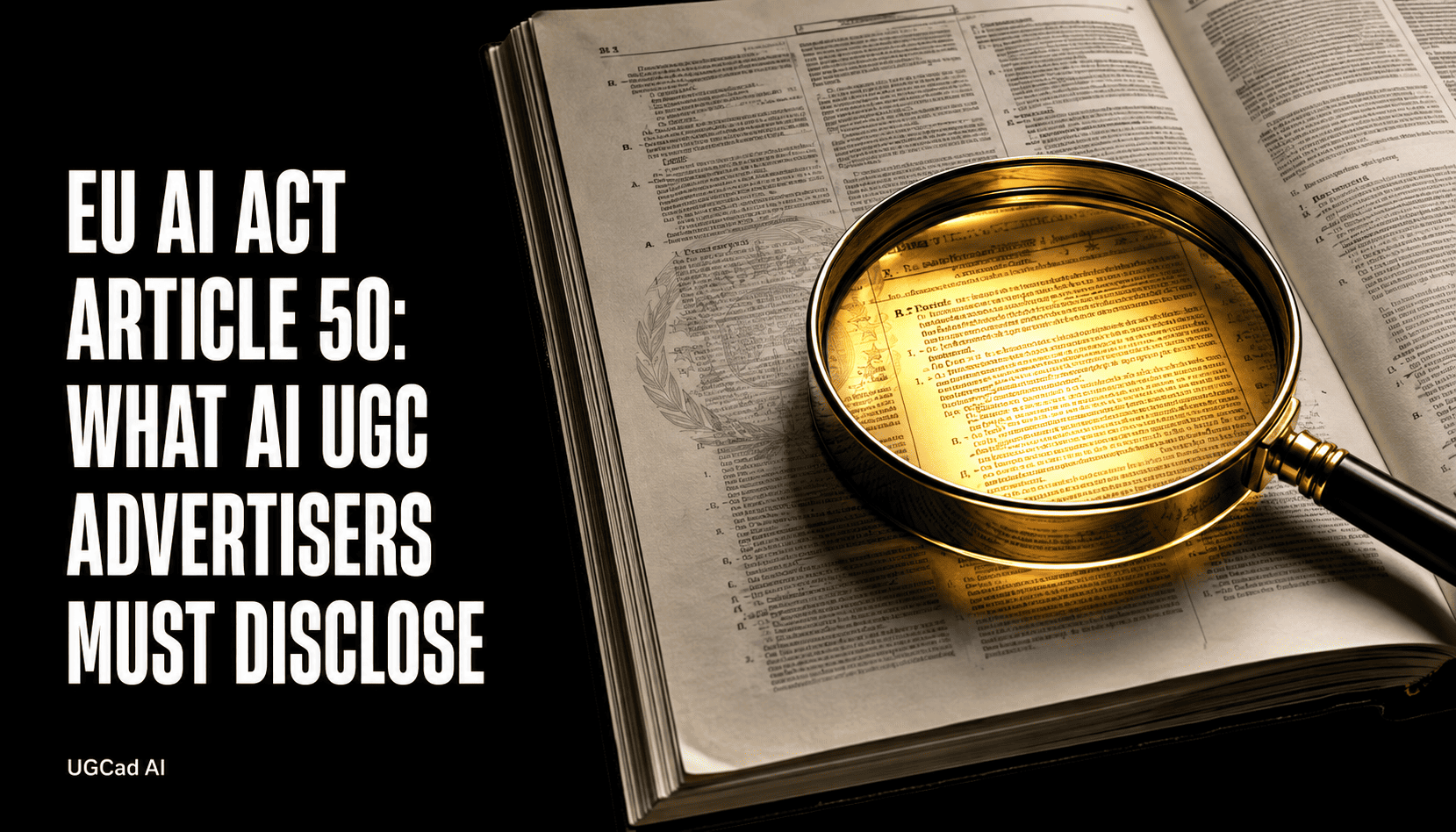 EU AI Act Article 50 AI UGC
