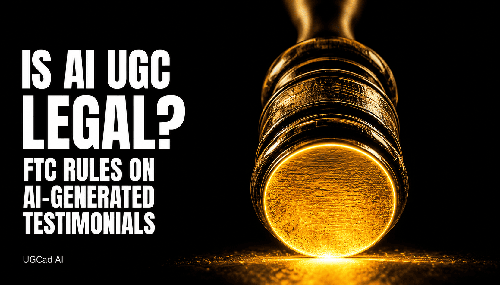 Is AI UGC Legal FTC Rules